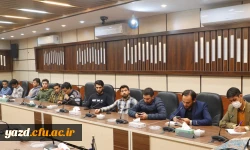 نشست صمیمانه سرپرست دانشگاه فرهنگیان یزد با دبیران انجمن ها، کانون ها، تشکل های دانشجویی و نمایندگان فعالان فرهنگی برگزار شد.
 3