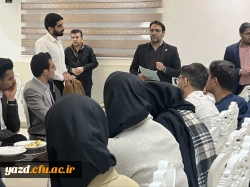 مراسم تقدیر و تجلیل از عوامل اجرایی غرفه دانشگاه فرهنگیان یزد در یازدهمین نمایشگاه پژوهش و فناوری استان(فن بازار) 
 6