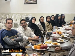 مراسم تقدیر و تجلیل از عوامل اجرایی غرفه دانشگاه فرهنگیان یزد در یازدهمین نمایشگاه پژوهش و فناوری استان(فن بازار) 
 8