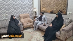 دیدار سرپرست و مدیران دانشگاه فرهنگیان یزد با بانوی پیشکسوت مرکز تربیت معلم حضرت فاطمه الزهرا(س) یزد
 4