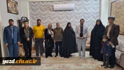 دیدار سرپرست و مدیران دانشگاه فرهنگیان یزد با بانوی پیشکسوت مرکز تربیت معلم حضرت فاطمه الزهرا(س) یزد
 5