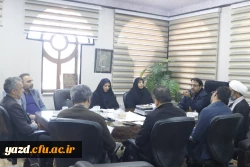 بیست و هشتمین جلسه شورای مدیریت، نظارت و ارزیابی و توسعه منابع دانشگاه فرهنگیان استان یزد برگزار شد.
 5