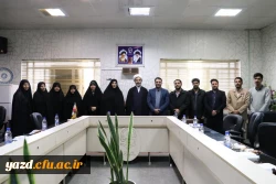 آیین تکریم و معارفه مسئول جدید بسیج دانشجویی پردیس حضرت فاطمه الزهرا (س) دانشگاه فرهنگیان یزد برگزار شد
 2