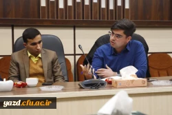  نشست هم اندیشی دبیران تشکل ها و فعالان فرهنگی تربیتی دانشگاه فرهنگیان یزد با معاون فرهنگی دانشگاه فرهنگیان برگزار شد. 
 5