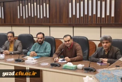 جلسه ستاد برگزاری امتحانات در پردیس شهیدان پاک نژاد برگزار شد. 
 4