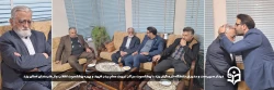 دیدار سرپرست و مدیران دانشگاه فرهنگیان یزد با مدرس پیشکسوت مراکز تربیت معلم، پدر شهید و چهره پیشکسوت انقلاب و از هنرمندان استان یزد 2