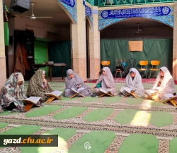 دانشجو معلمان پردیس های استانی دانشگاه فرهنگیان یزد در مراسم معنوی اعتکاف دانشجویی ایام رجبیه شرکت کردند. 
 6