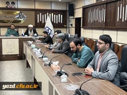 دومین جلسه کمیته اجرایی همایش ملی امور تربیتی در دانشگاه فرهنگیان استان یزد برگزار شد. 
 2