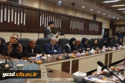 پنجمین نشست خبری سرپرست دانشگاه فرهنگیان یزد با حضور پرشور خبرنگاران و اصحاب رسانه برگزار شد. 7