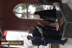  تجدید میثاق اعضای هیئت رییسه دانشگاه فرهنگیان یزد با آرمانهای حضرت امام(ره) و شهدای گرانقدر 2