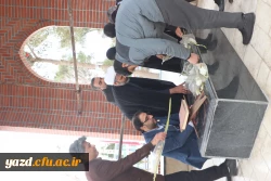  تجدید میثاق اعضای هیئت رییسه دانشگاه فرهنگیان یزد با آرمانهای حضرت امام(ره) و شهدای گرانقدر 4