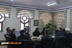 سی امین جلسه شورای مدیریت، نظارت و ارزیابی و توسعه منابع دانشگاه فرهنگیان استان یزد برگزار شد.
 5