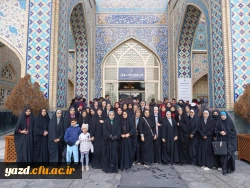 اردوی زیارتی-فرهنگی مشهد مقدس حریم رضوان ۱۴۰۳ دانشگاه فرهنگیان یزد برگزار شد.
 2