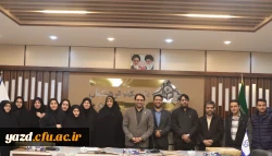 تقدیر سرپرست دانشگاه فرهنگیان یزد از سرپرستان برتر پردیس های استانی
 5