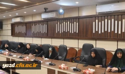 نشست هم اندیشی و تبیینی اساتید با عنوان چالش ها و راهکارهای سرمایه گذاری برای تولید در اقتصاد مقاومتی در دانشگاه فرهنگیان یزد برگزار شد.
 4