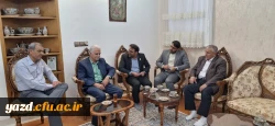 دیدار سرپرست دانشگاه فرهنگیان یزد با پیشکسوت فاخر آموزش و پرورش استان و مدرس مرکز تربیت معلم شهید پاک نژاد یزد 8