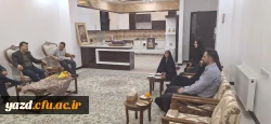 دیدار سرپرست و مدیران دانشگاه فرهنگیان یزد با خانواده فرهیخته و برجسته و پیشکسوت تربیت معلم و آموزش و پرورش شادروان استاد حسن داودی و تقدیر و تجلیل از مجاهدت های ایشان  4