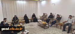 دیدار سرپرست و مدیران دانشگاه فرهنگیان یزد با خانواده فرهیخته و برجسته و پیشکسوت تربیت معلم و آموزش و پرورش شادروان استاد حسن داودی و تقدیر و تجلیل از مجاهدت های ایشان  7