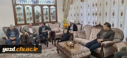 دیدار سرپرست و مدیران دانشگاه فرهنگیان یزد با مدرس و معلم برجسته کشوری و پیشکسوت فاخر آموزش و پرورش استان 5