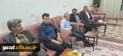 دیدار سرپرست دانشگاه فرهنگیان یزد با مدرس پیشکسوت مرکز تربیت معلم شهید پاک نژاد یزد 4