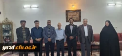 دیدار سرپرست دانشگاه فرهنگیان یزد با مدرس پیشکسوت مرکز تربیت معلم شهید پاک نژاد یزد 6