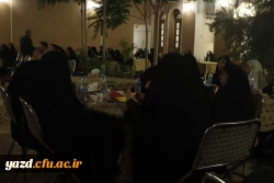 آیین تجلیل از حافظان و سرآمدان قرآنی پردیس حضرت فاطمه الزهرا (س) دانشگاه فرهنگیان یزد برگزار شد.
 6