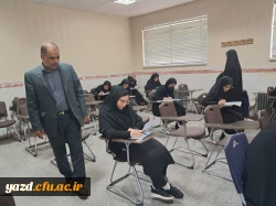 بازدید مسئولان دانشگاه فرهنگیان یزد از فرایند برگزاری امتحانات پردیس های استانی 5