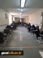 بازدید مسئولان دانشگاه فرهنگیان یزد از فرایند برگزاری امتحانات پردیس های استانی 6