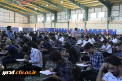 بازدید مسئولان دانشگاه فرهنگیان یزد از فرایند برگزاری امتحانات پردیس های استانی 8
