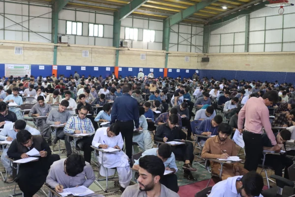 بازدید مسئولان دانشگاه فرهنگیان یزد از فرایند برگزاری امتحانات پردیس های استانی 12