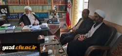دیدار سرپرست جدید دانشگاه فرهنگیان یزد با نماینده ولی فقیه در استان و امام جمعه یزد
 3