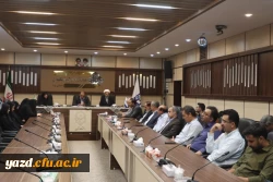 مراسم معارفه معاون آموزشی، پژوهشی و فرهنگی پردیس شهیدان پاک نژاد یزد  4