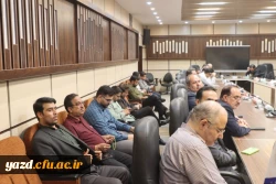 مراسم معارفه معاون آموزشی، پژوهشی و فرهنگی پردیس شهیدان پاک نژاد یزد  9