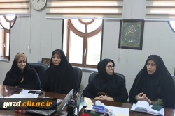 نشست اعضای دفتر بنیاد نهج البلاغه استان با سرپرست و مسئولان دانشگاه فرهنگیان یزد
 3