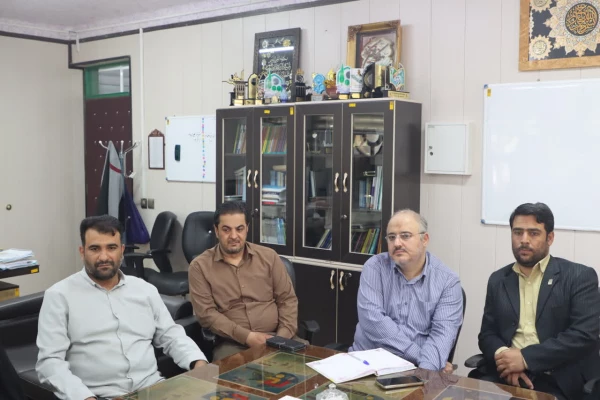 نشست اعضای دفتر بنیاد نهج البلاغه استان با سرپرست و مسئولان دانشگاه فرهنگیان یزد
 5