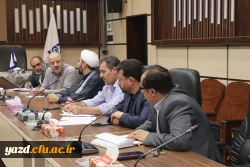بیست و یکمین جلسه شورای پژوهشی و فناوری دانشگاه فرهنگیان استان یزد برگزار شد. 4