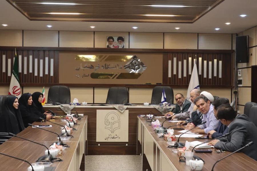 بیست و یکمین جلسه شورای پژوهشی و فناوری دانشگاه فرهنگیان استان یزد برگزار شد. 5