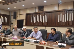 بیست و یکمین جلسه شورای پژوهشی و فناوری دانشگاه فرهنگیان استان یزد برگزار شد. 6