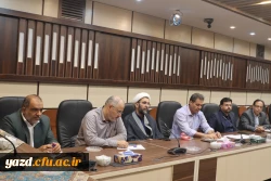 بیست و یکمین جلسه شورای پژوهشی و فناوری دانشگاه فرهنگیان استان یزد برگزار شد. 8