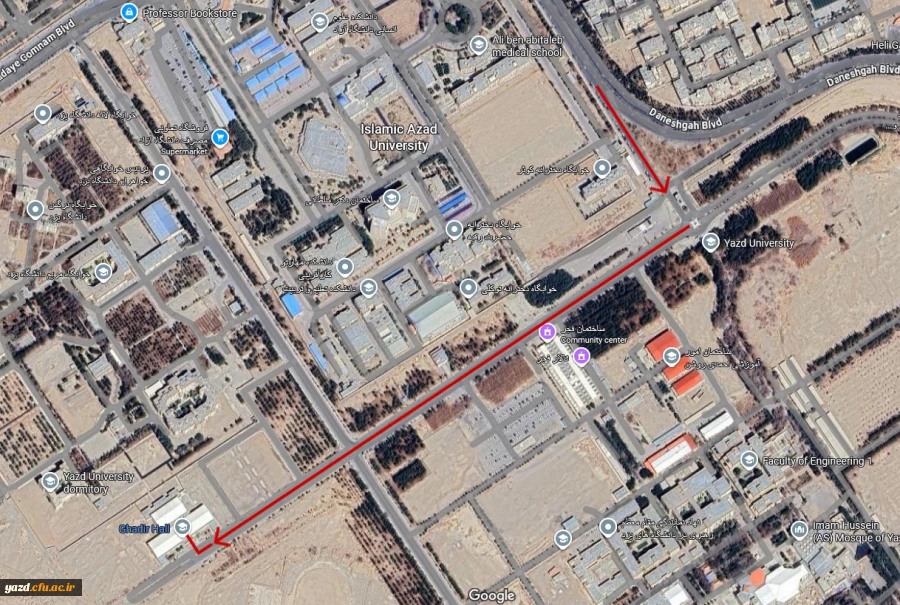 موقعیت آزمون