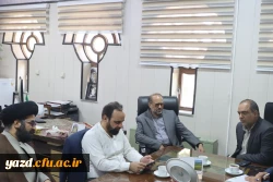 دیدار صمیمانه هیات رئیسه شورای اسلامی شهر یزد با سرپرست دانشگاه فرهنگیان یزد
 2