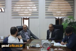 دیدار صمیمانه هیات رئیسه شورای اسلامی شهر یزد با سرپرست دانشگاه فرهنگیان یزد
 5