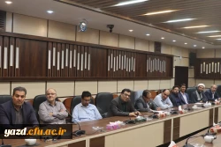 بیست و دومین جلسه شورای پژوهشی و فناوری دانشگاه فرهنگیان استان یزد برگزار شد. 5