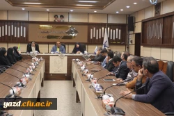 مراسم تکریم و معارفه رییس اداره طرح، برنامه و بودجه و امور مالی دانشگاه فرهنگیان استان یزد 6