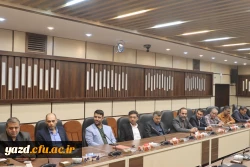 مراسم تکریم و معارفه رییس اداره طرح، برنامه و بودجه و امور مالی دانشگاه فرهنگیان استان یزد 8