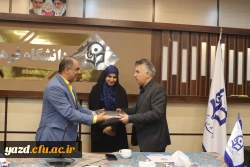 مراسم تکریم و معارفه رییس اداره طرح، برنامه و بودجه و امور مالی دانشگاه فرهنگیان استان یزد 10