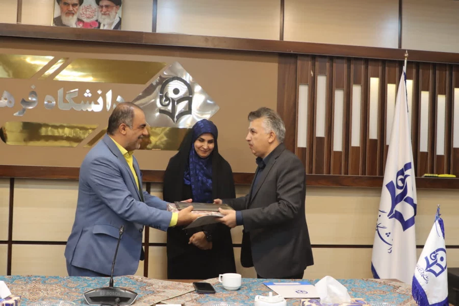 مراسم تکریم و معارفه رییس اداره طرح، برنامه و بودجه و امور مالی دانشگاه فرهنگیان استان یزد 10