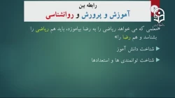روانشناسی تربیتی و کاربرد آن در آموزش (با تأکید بر دوره نوجوانی)- 6